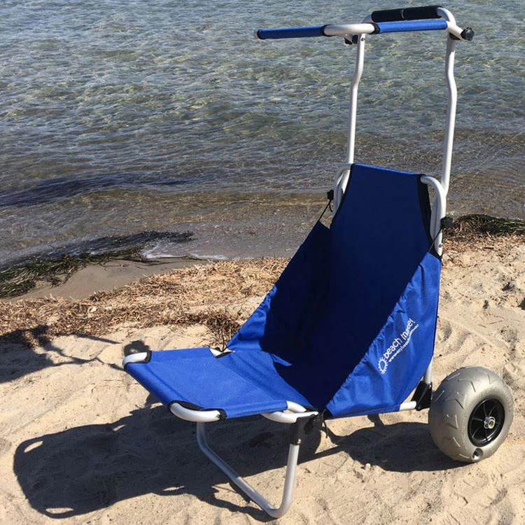 Carrinho de praia com roda de balão